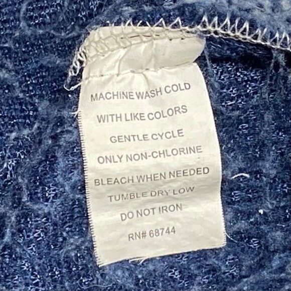 West Virginia Summit Sportswear 1/4 Zip Men's Large Gray Blue Plush Sherpa GUC - Picture 10 of 12